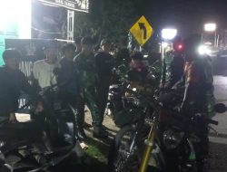 Patroli Malam Rutin, Babinsa Kodim 1407/Bone Tingkatkan Keamanan Di Wilayah Binaan